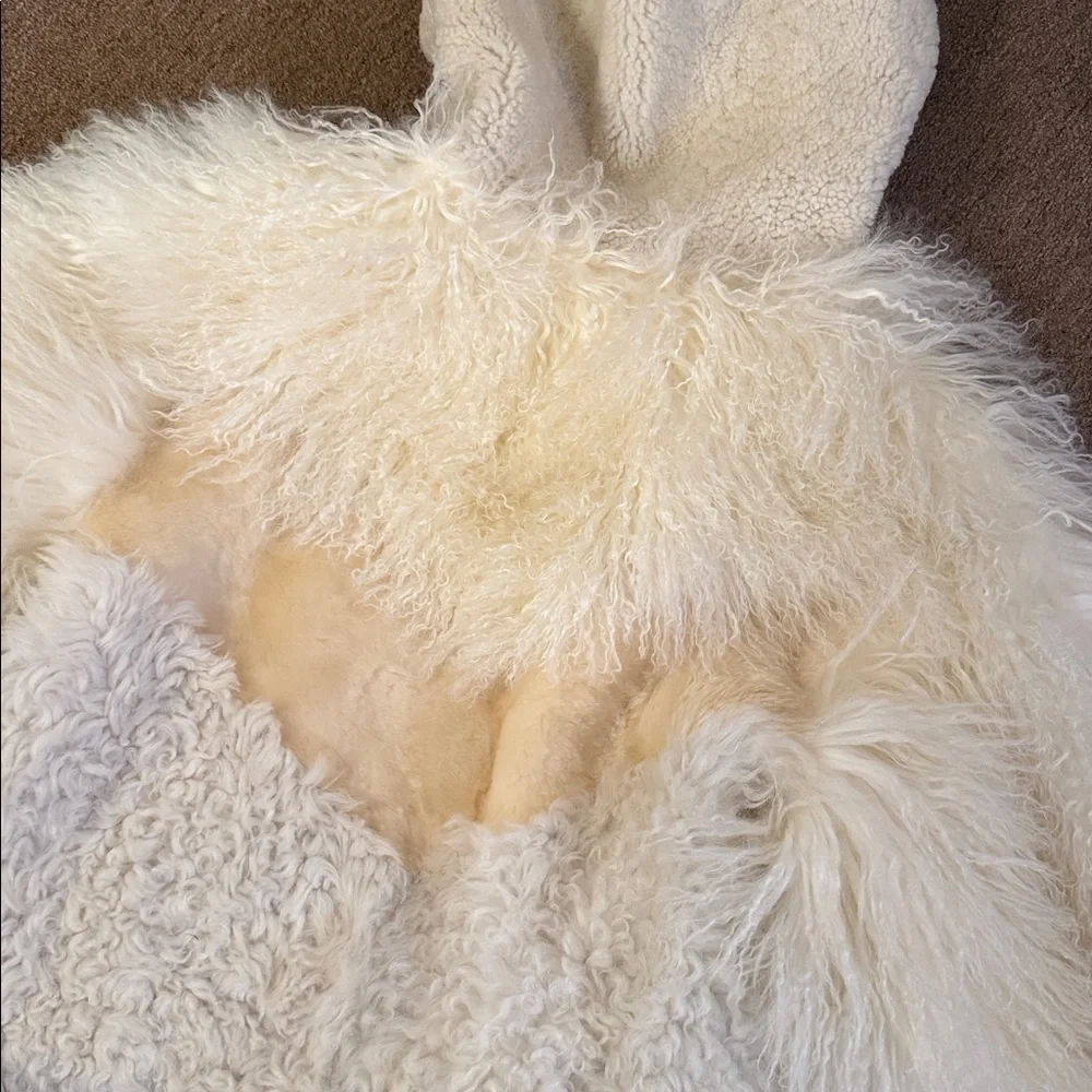 Nigel Preston Brenda Knight Teddy Bear Lambskin Fur Jacket